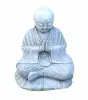  Product image 3 of the product “Rokesh - Sitting praying Monk, 35cm H | cast stone ”